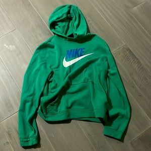 Green nike hoodie